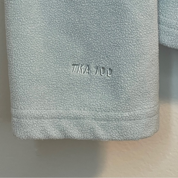 The North Face Women's TKA Glacier Fleece Quarter Zip Mid Grey M - Picture 4 of 6